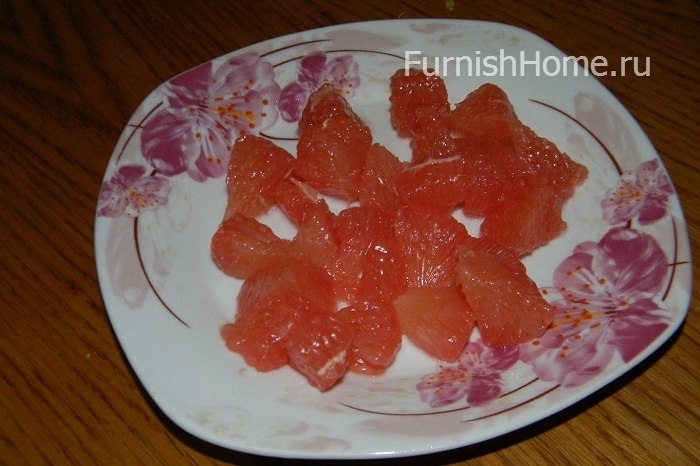 Cалат с пекинской капустой и грейпфрутом