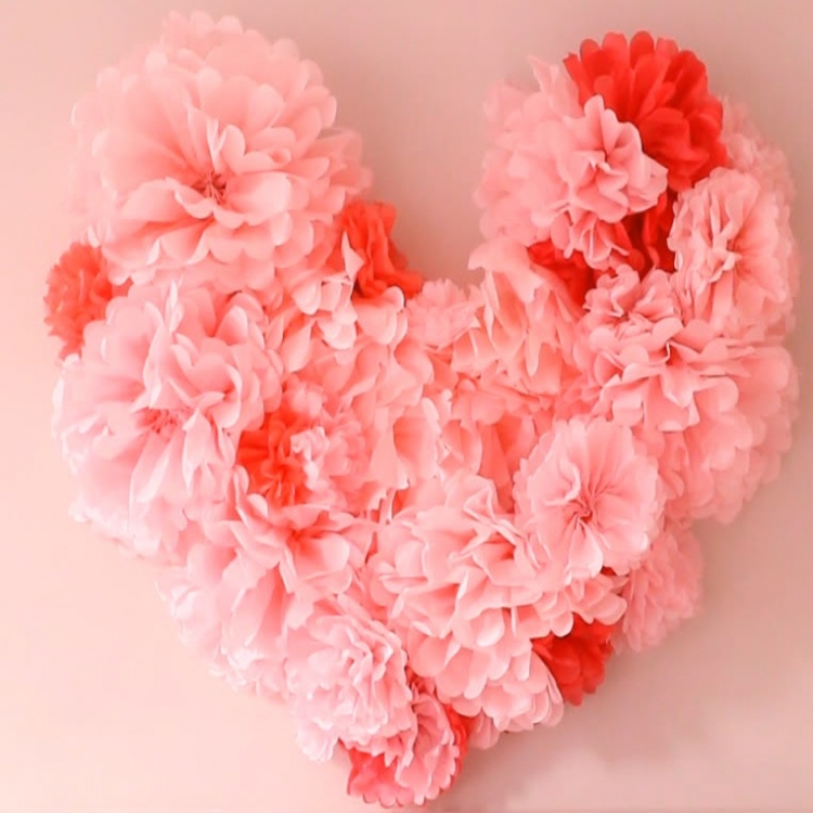 Как сделать большое сердце ко дню Святого Валентина