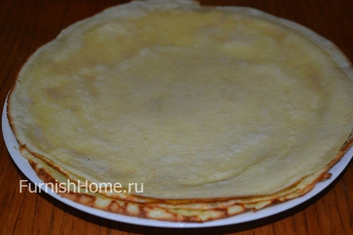 Блины с творожной начинкой и изюмом