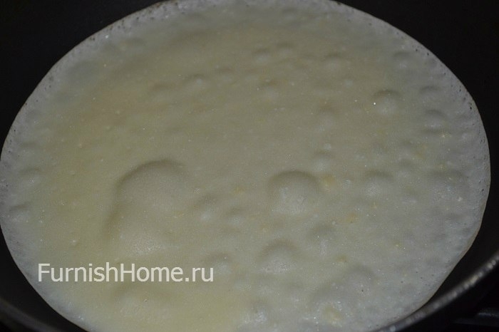 Рецепт заварных блинов на молоке