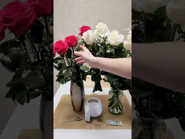 Розы будут стоять неделями