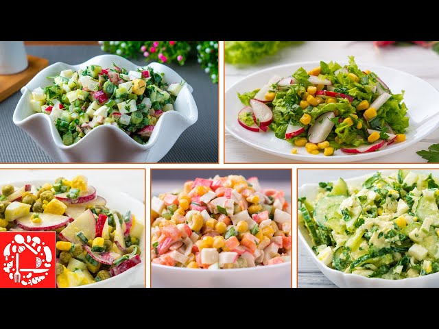 Топ 5 весенних салатов для тех, кто не любит долго готовить