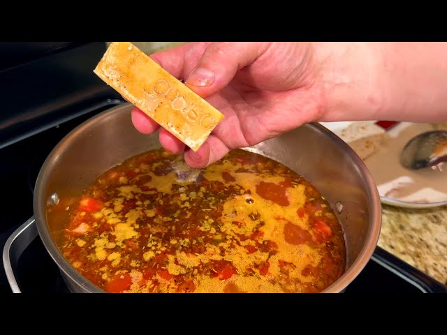 Сытный суп с фасолью