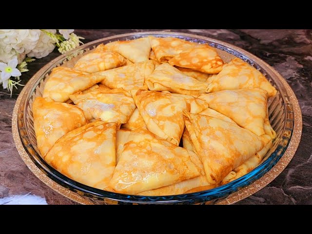 Вкусные и быстрые блины с творогом