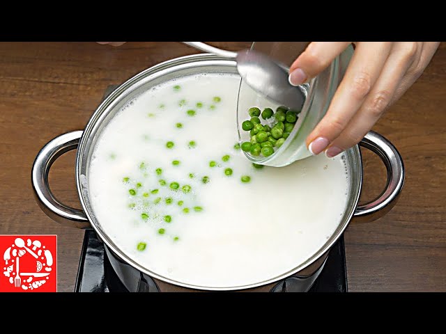 Гениальный суп с плавленым сырком и зеленым горошком