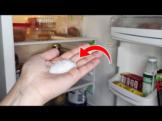 Положила соль в холодильник и не ожидала такого результата