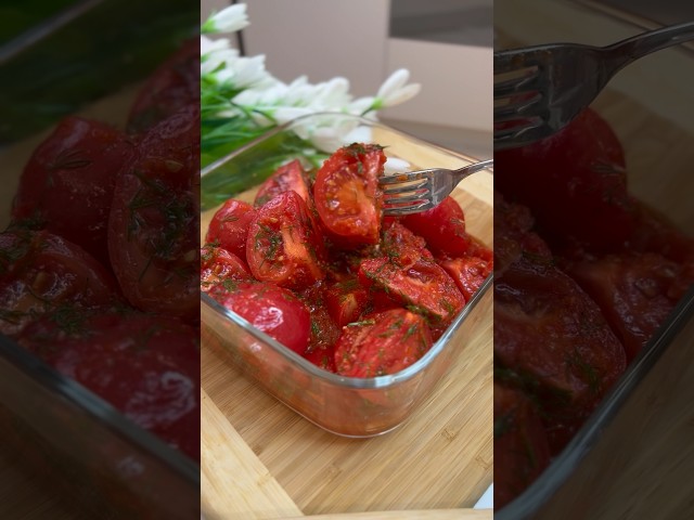 Рецепт потрясающих малосольных помидорчиков