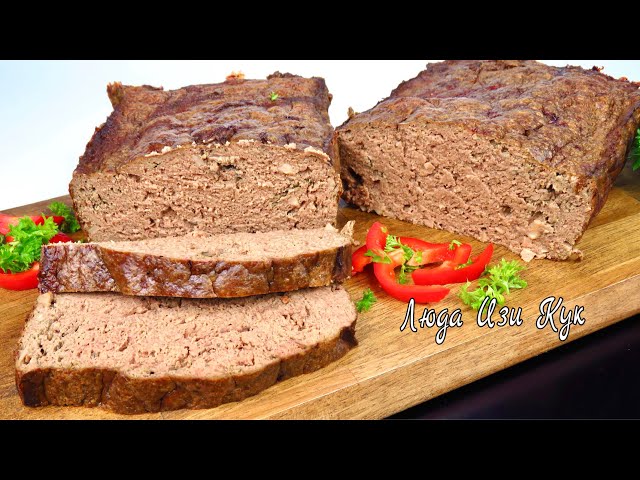 Cуфле из куриной печени с луком и грибами в духовке